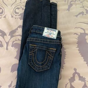 Indigo Blue Long True Religion Jeans
